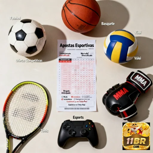 Diversos esportes e equipamentos de apostas no 11br.