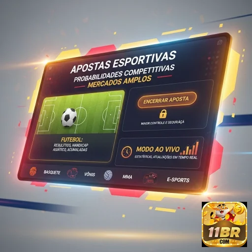 11br interface de apostas esportivas com opções interativas.