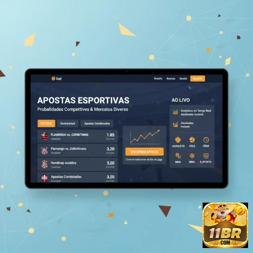 Tela do 11br mostrando apostas esportivas e odds.
