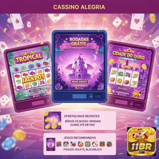 Slots e jogos ao vivo no cassino 11br com prêmios.