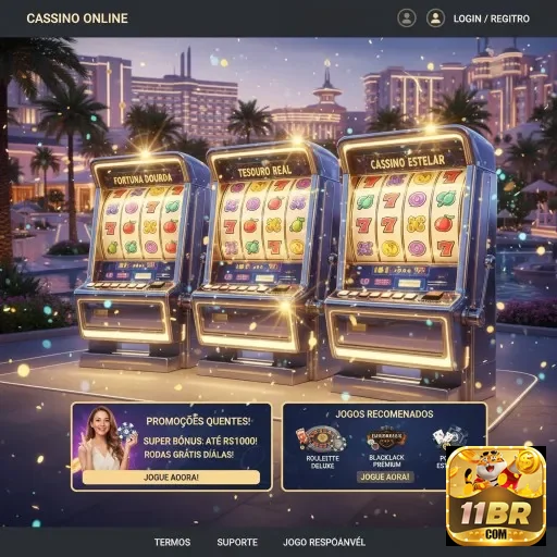 Slots no cassino online 11br com jackpots e promoções.