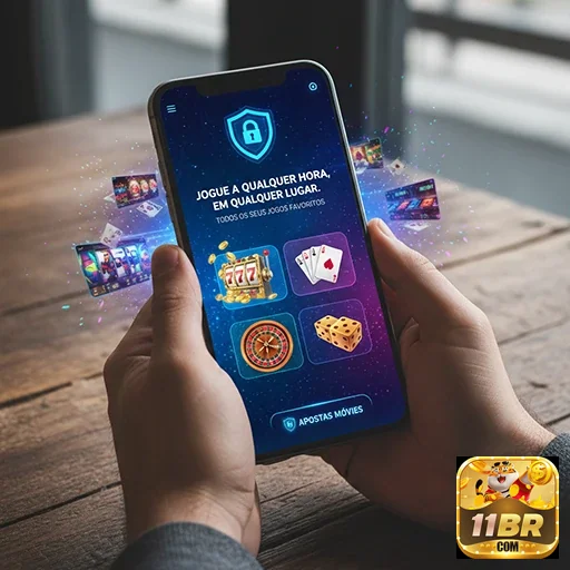 Imagem do app 11br com jogos disponíveis para VIPs.