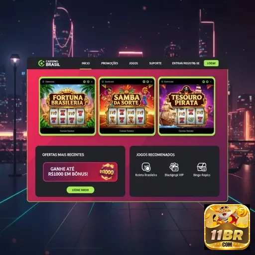 Acesso ao programa VIP da 11br com jogos e bônus exclusivos.